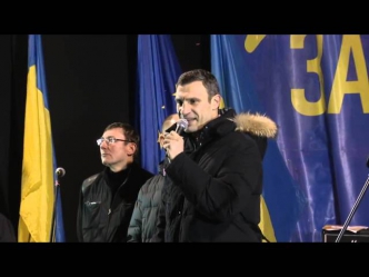 Кличко: Люди не уйдут с Майдана, как на это надеется Янукович