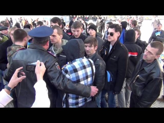 30.03.2014 Одесса - первое столкновение РМ с националистами