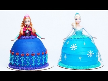 HOW TO MAKE A FROZEN PRINCESS CAKE - NERDY NUMMIES