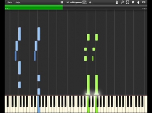 [Synthesia] Maji Love 1000% Easy Version + MIDI (TV Size) [Uta no Prince-Sama]