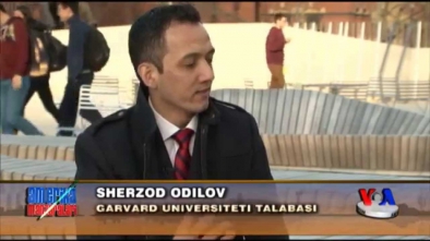 Garvard universitetida o'zbekistonlik talaba bilan muloqot/ Uzbek student at Harvard