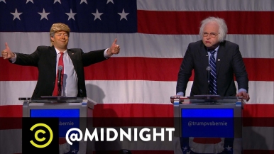 Trump vs. Bernie in the First Ever @midnight Presidential Debate - YouTube