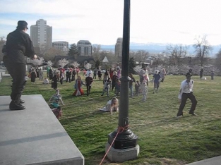 Zombies invade Utah State Capitol for FanX Zombie Ball